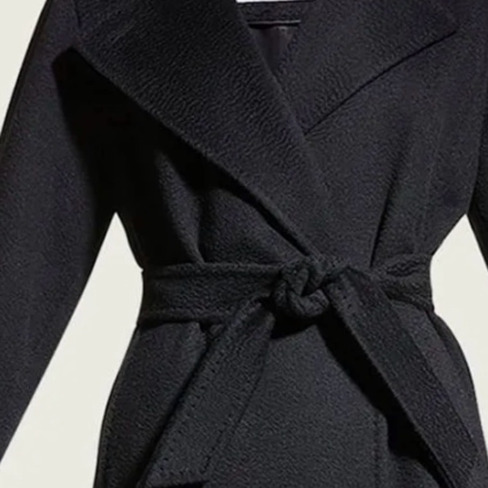 Iris Black Trench Coat - Picture 4 of 9